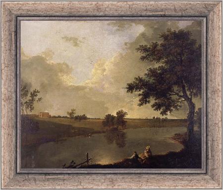 framed  Richard  Wilson View of Tabley House,Cheshire, Ta3071-1